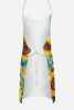 Airedale Terrier in Sunflowers Apron Cooking Kitchen Server Baking Crafts Gardening for Adult Women Men, Unisex, Large, Multicolor