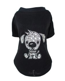 Doggie Tee (Color: Black, size: XXS)