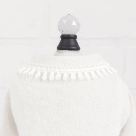 Heavenly Kiss Dog Sweater (Color: Cream, size: XXS)
