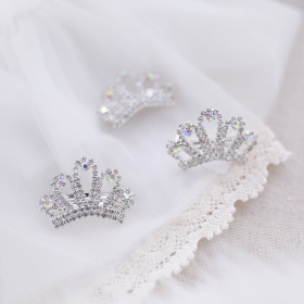 Tiara Barrette (Color: Silver)