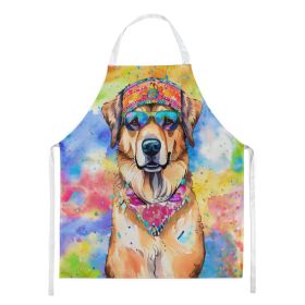 Hippie Dawg Apron Cooking Kitchen Server Baking Crafts Gardening for Adult Women Men, Unisex, Large, Multicolor (default: default)