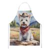 Westie Cowboy Welcome Apron Cooking Kitchen Server Baking Crafts Gardening for Adult Women Men, Unisex, Large, Multicolor