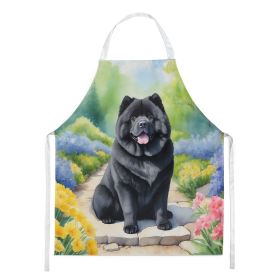 Chow Chow Spring Path Apron Cooking Kitchen Server Baking Crafts Gardening for Adult Women Men, Unisex, Large, Multicolor (default: default)