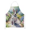 NEW Bull Terrier Spring Path Apron Cooking Kitchen Server Baking Crafts Gardening for Adult Women Men, Unisex, Large, Multicolor