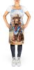 English Cocker Spaniel Cowboy Welcome Apron Cooking Kitchen Server Baking Crafts Gardening for Adult Women Men, Unisex, Large, Multicolor
