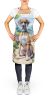 Great Dane Spring Path Apron Cooking Kitchen Server Baking Crafts Gardening for Adult Women Men, Unisex, Large, Multicolor