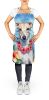 Whippet Luau Apron Cooking Kitchen Server Baking Crafts Gardening for Adult Women Men, Unisex, Large, Multicolor
