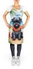 Affenpinscher Luau Apron Cooking Kitchen Server Baking Crafts Gardening for Adult Women Men, Unisex, Large, Multicolor