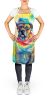 Cane Corso Hippie Dawg Apron Cooking Kitchen Server Baking Crafts Gardening for Adult Women Men, Unisex, Large, Multicolor