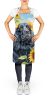 Cocker Spaniel in Sunflowers Apron Cooking Kitchen Server Baking Crafts Gardening for Adult Women Men, Unisex, Large, Multicolor