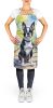 Boston Terrier Spring Path Apron Cooking Kitchen Server Baking Crafts Gardening for Adult Women Men, Unisex, Large, Multicolor