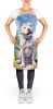NEW Pit Bull Terrier Spring Path Apron Cooking Kitchen Server Baking Crafts Gardening for Adult Women Men, Unisex, Large, Multicolor