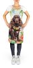 Cocker Spaniel Luau Apron Cooking Kitchen Server Baking Crafts Gardening for Adult Women Men, Unisex, Large, Multicolor