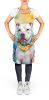 NEW Pit Bull Terrier Luau Apron Cooking Kitchen Server Baking Crafts Gardening for Adult Women Men, Unisex, Large, Multicolor
