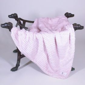 Paris Dog Blankets (Color: Rosewater, size: SM)