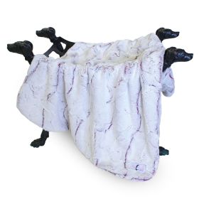 Whisper Dog Blanket (Color: Merlot, size: SM)